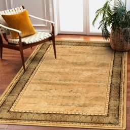 Rackhams Wool Omega Rug - Yellow/Beige - 300cm x 400cm - thumbnail 4