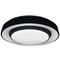 Rackhams Naomi Stylish 38CM Black LED 24W(122W) Ceiling Lamp With Included Remote To Achieve Perfect Brightness And Temperature - thumbnail 4