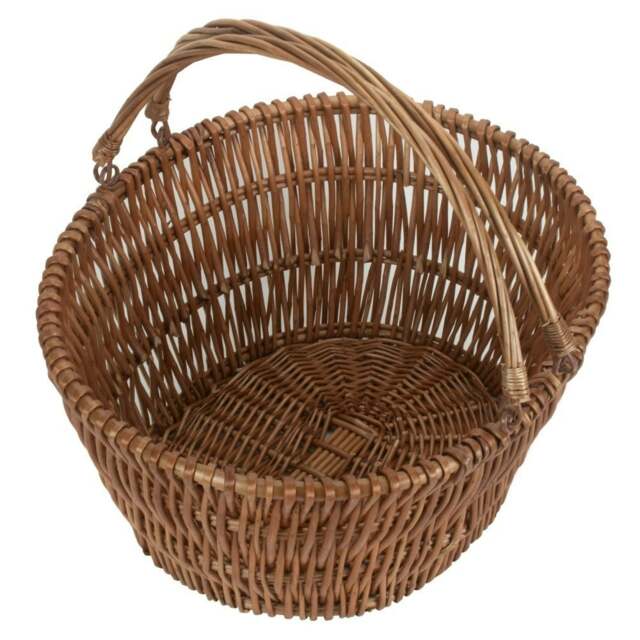 Rackhams Chatsworth Market Double Steamed Wicker Shopping Basket - image 1
