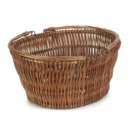 Rackhams Chatsworth Market Double Steamed Wicker Shopping Basket - thumbnail 3