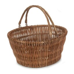 Rackhams Chatsworth Market Double Steamed Wicker Shopping Basket - thumbnail 4