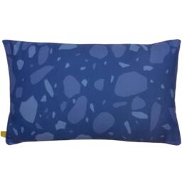 Rackhams Terra Cushion Cover - Aqua Blue - 30cm x 50cm - Aqua Blue - 100% Recycled Polyester - thumbnail 2