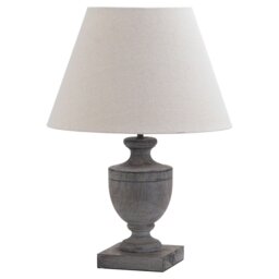 Rackhams Incia Urn Table Lamp (UK Plug) - Brown - One Size - Brown - 100% Mixed - thumbnail 2