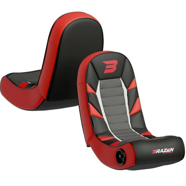 Rackhams Python 2.0 Bluetooth Surround Sound Gaming Chair - Red - PU - Rocker Gaming Chair - image 1