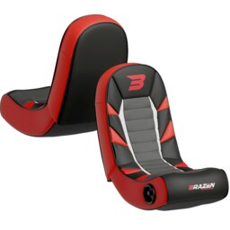 Rackhams Python 2.0 Bluetooth Surround Sound Gaming Chair - Red - PU - Rocker Gaming Chair - thumbnail 1