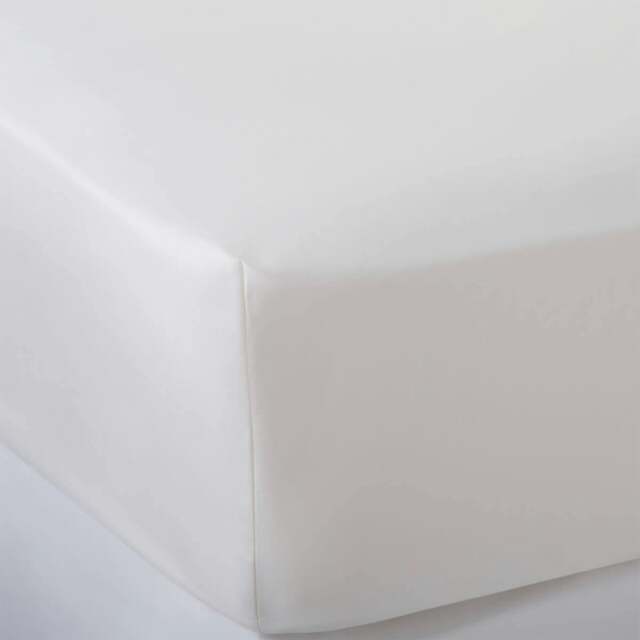 Rackhams Ivory 600 Thread Count Egyptian Cotton 40cm Deep Fitted Sheets - Super King - image 1