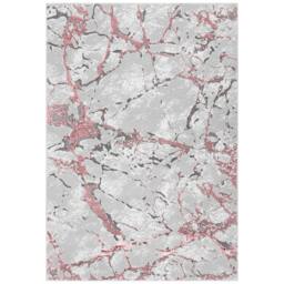 Rackhams Venice Modern Shimmer Rug - Pink - 160cm x 230cm (5.2ft x 7.5ft) - thumbnail 3