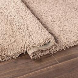 Rackhams Shaggy Rug - Latte - 120cm x 170cm (4ft x 5.5ft) - thumbnail 4