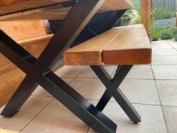 Rackhams Chunky & Sturdy Outdoor Bench - 170cm - thumbnail 4