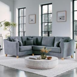 Rackhams The Elton Right Hand Corner Sofa - Denim