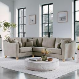 Rackhams The Elton Right Hand Corner Sofa - Denim - thumbnail 2