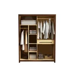 Rackhams KA9347 Wardrobe, Different Wood Available - 1600mm - Rosewood - thumbnail 2