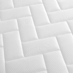 Rackhams Quilted Brick Hybrid Mattress - 18cm Deep, Soft Firmness - White - 1 - 3ft Single Mattress (90cm x 190cm) - thumbnail 3