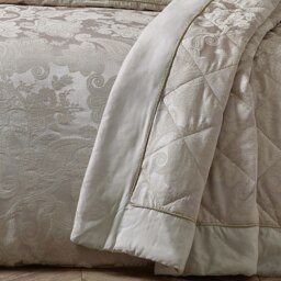 Rackhams Opulent Jacquard Bedspread Champagne Gold - Champagne Gold - 240 x 260 cm - thumbnail 2