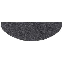 Rackhams Self-adhesive Stair Mats 5 pcs Dark Grey 65x21x4 cm Needle Punch - thumbnail 5
