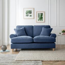 Rackhams The Bromfield 2 Seater Sofa - Navy - thumbnail 1