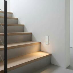 Rackhams 3 Watt White Recessed Interior Motion Sensor Step Light - thumbnail 4