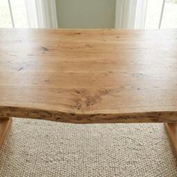 Rackhams Live Edge Table - 160cm - Wide - 120cm - Beech - thumbnail 4