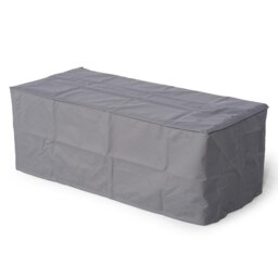 Rackhams Rectangle Rattan Garden Coffee Table Cover - 1 - Grey