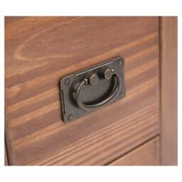 Rackhams Padua 2 Drawer Petite Bedside Table - Light Brown - thumbnail 5