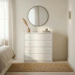 Rackhams Freya 4-Drawer Chest of Drawers - Smoke Oak effect - thumbnail 2