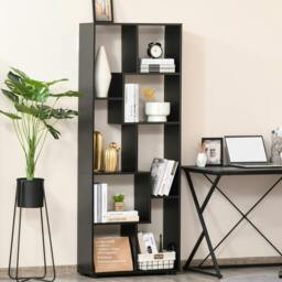Rackhams Multipurpose 8-Grid Bookshelf Decorative Shelf, Bathroom, Kitchen - thumbnail 1