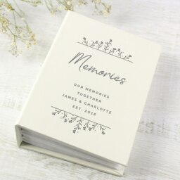 Rackhams Personalised Floral 6x4 Photo Album with Sleeves - thumbnail 2