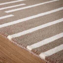 Rackhams Broken Stripe Wool Rug - 80X150 cm - thumbnail 4