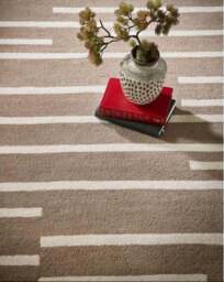 Rackhams Broken Stripe Wool Rug - 80X150 cm - thumbnail 2