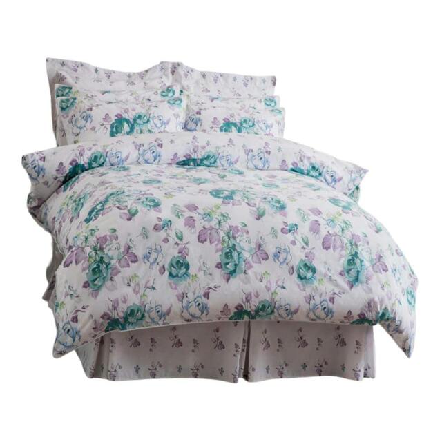 Rackhams Melody Duvet Cover Set - Multicoloured - Single - Multicoloured - 50% Cotton/50% Polyester - image 1