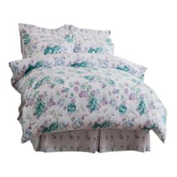 Rackhams Melody Duvet Cover Set - Multicoloured - Single - Multicoloured - 50% Cotton/50% Polyester - thumbnail 1