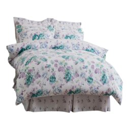 Rackhams Melody Duvet Cover Set - Multicoloured - Single - Multicoloured - 50% Cotton/50% Polyester - thumbnail 2