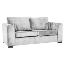 Rackhams Cushia Living Room Furniture Range - 3 Seater - SILVE - thumbnail 1