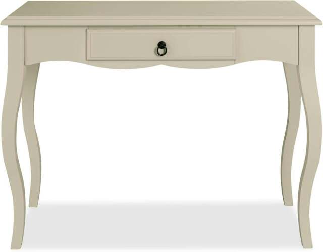Rackhams Romance Dressing Table with Drawer. French Style Vanity Unit - Oatmeal, Cream - image 1
