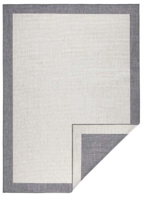 Rackhams Panama Reversible Grey Rug Indoor-Outdoor - 120X170 cm - image 1