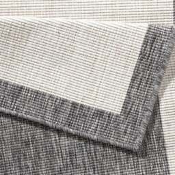 Rackhams Panama Reversible Grey Rug Indoor-Outdoor - 120X170 cm - thumbnail 2