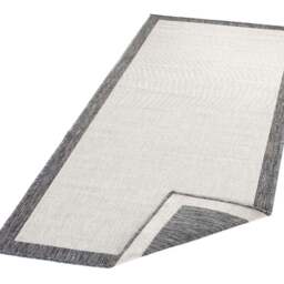 Rackhams Panama Reversible Grey Rug Indoor-Outdoor - 120X170 cm - thumbnail 6