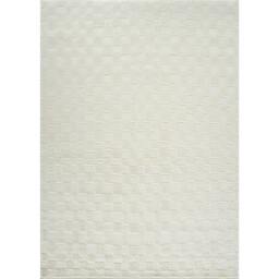Rackhams Freud-Modern Off-White Ivory High Pile Checkered Rug - 200 x 275 cm - thumbnail 2