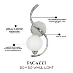 Rackhams Bombo Wall Light - thumbnail 4