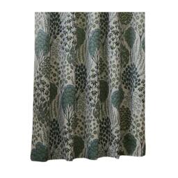 Rackhams Ophelia Jacquard Floral Eyelet Curtains - Thyme/Mineral - 229cm x 183cm - Thyme/Mineral - 100% Polyester - thumbnail 2