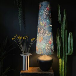 Rackhams Handmade Oversized Cone Lampshades in Smoke - Queen - thumbnail 2