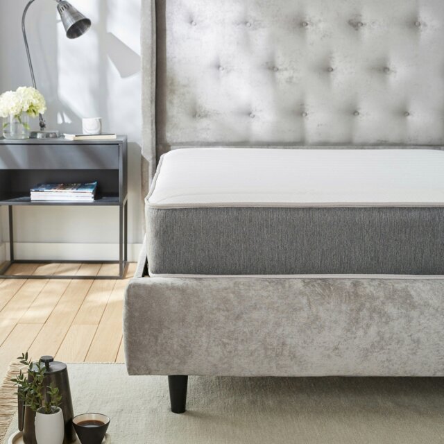 Rackhams Superior Next-Gen Memory Fibre Mattress - Medium Firmness, Pocket Spring Support - Grey - 1 - 5ft King Mattress Size Mattress (150cm x 200cm) - image 1