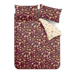 Rackhams Autumn Pumpkins Plum Duvet Cover Set - Single - thumbnail 2
