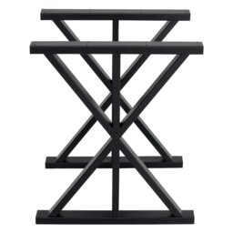 Rackhams 2 Pieces Black Metal Table Legs Heavy Duty Industrial Table Legs - thumbnail 2