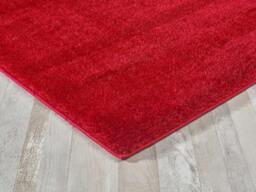 Rackhams Polyester Shaggy Rug - Burgundy - 200cm x 290cm (6.5ft x 9.5ft) - thumbnail 2