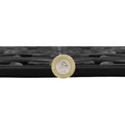 Rackhams Lexi Wrought Iron Effect Rubber Doormat, 45x75cm - thumbnail 6
