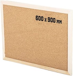 Rackhams Cork Notice Pin Board - Noticeboard Bulletin Wooden Frame for Office, School, Bedroom, Memo, and Home (Pack of 2) - 900 x 600 mm - thumbnail 3