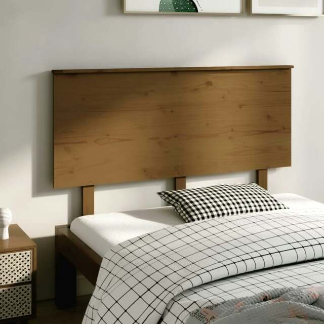 Rackhams Bed Headboard Honey Brown 139x6x82.5 cm Solid Wood Pine