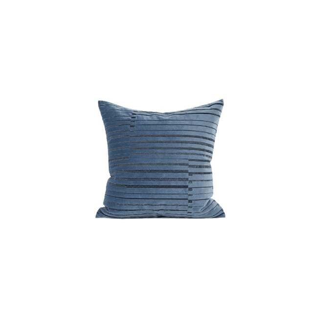 Rackhams Lorna Velvet Cushion, 50 x 50cm - Blue - image 1