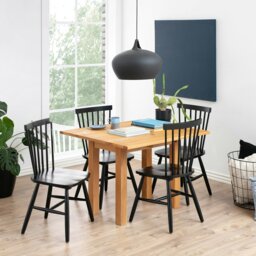 Rackhams Riano Dining Chairs in Black Set of 2 - 1 - thumbnail 6